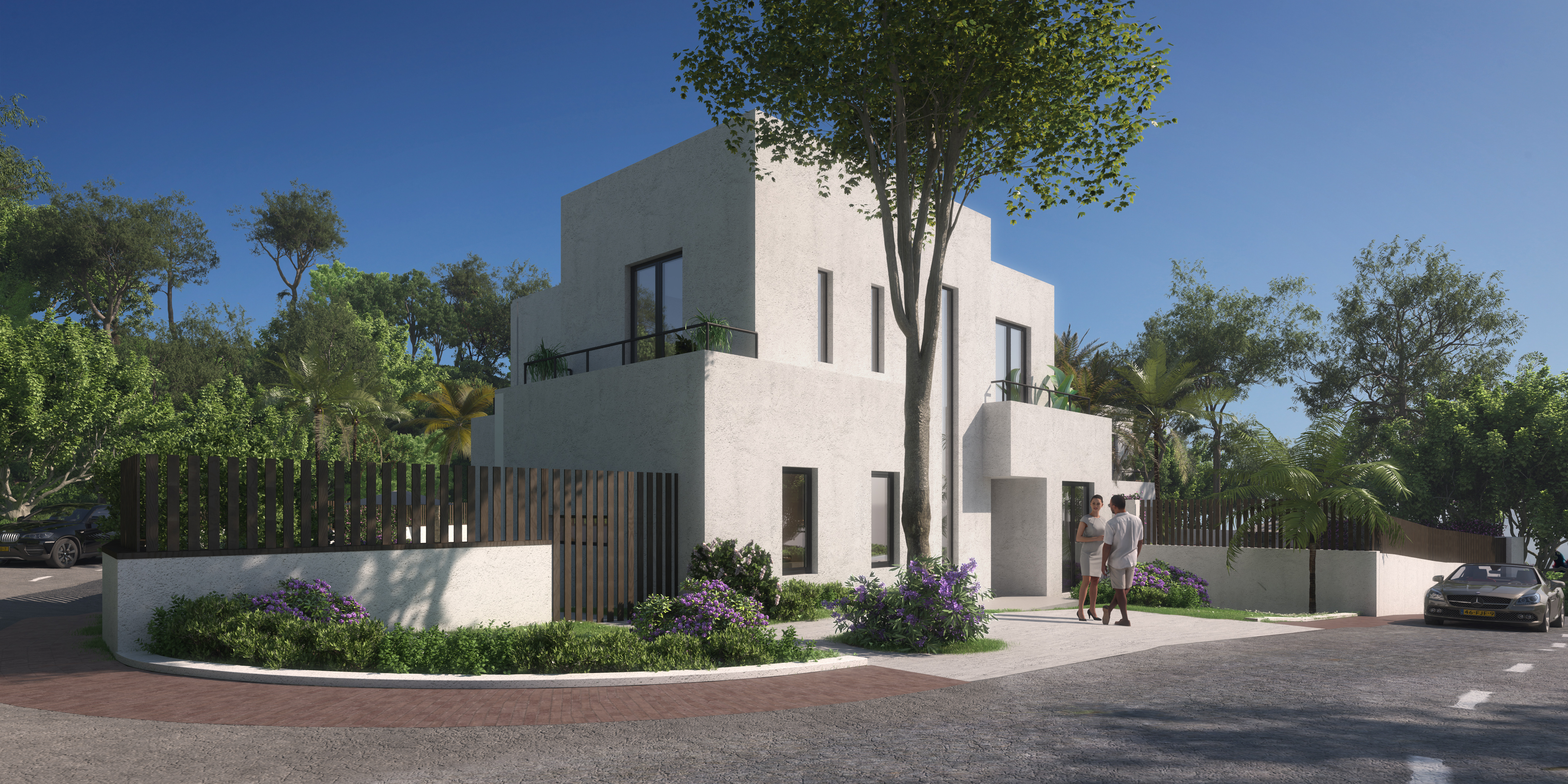 Resa Estates plot with license for sale Ibiza can Furnet plot 2 back of the house.jpg